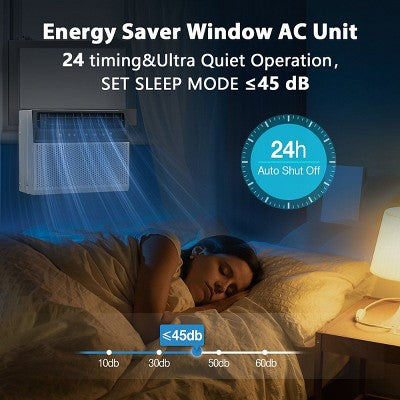 Klimatyzator okienny 10 000 BTU z pilotem